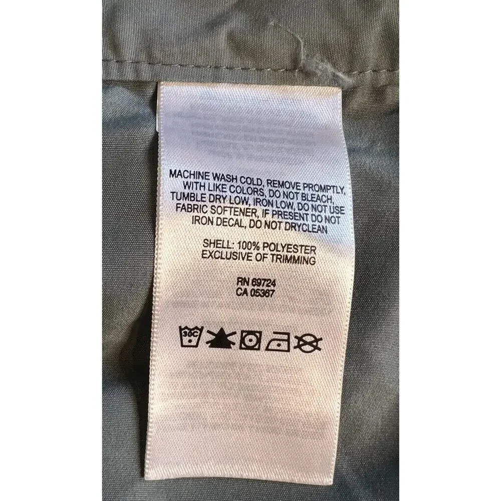 Columbia Mens Omni Shade Casual Shorts Gray Flat Front Pockets Zipper Active 40